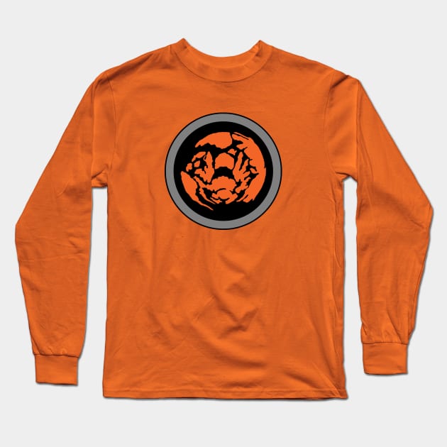 Sasori Orange Long Sleeve T-Shirt by Javier Casillas